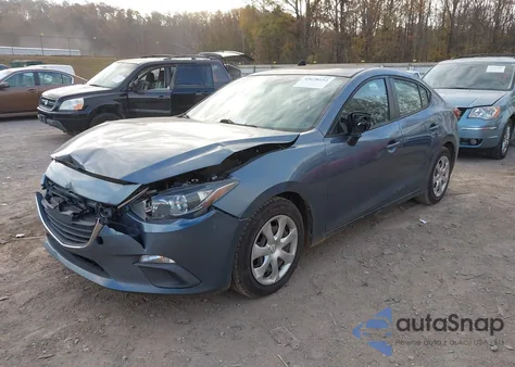 2016 Mazda Mazda3 I Sport из США, поврежденный, VIN 3MZBM1T77GM294853